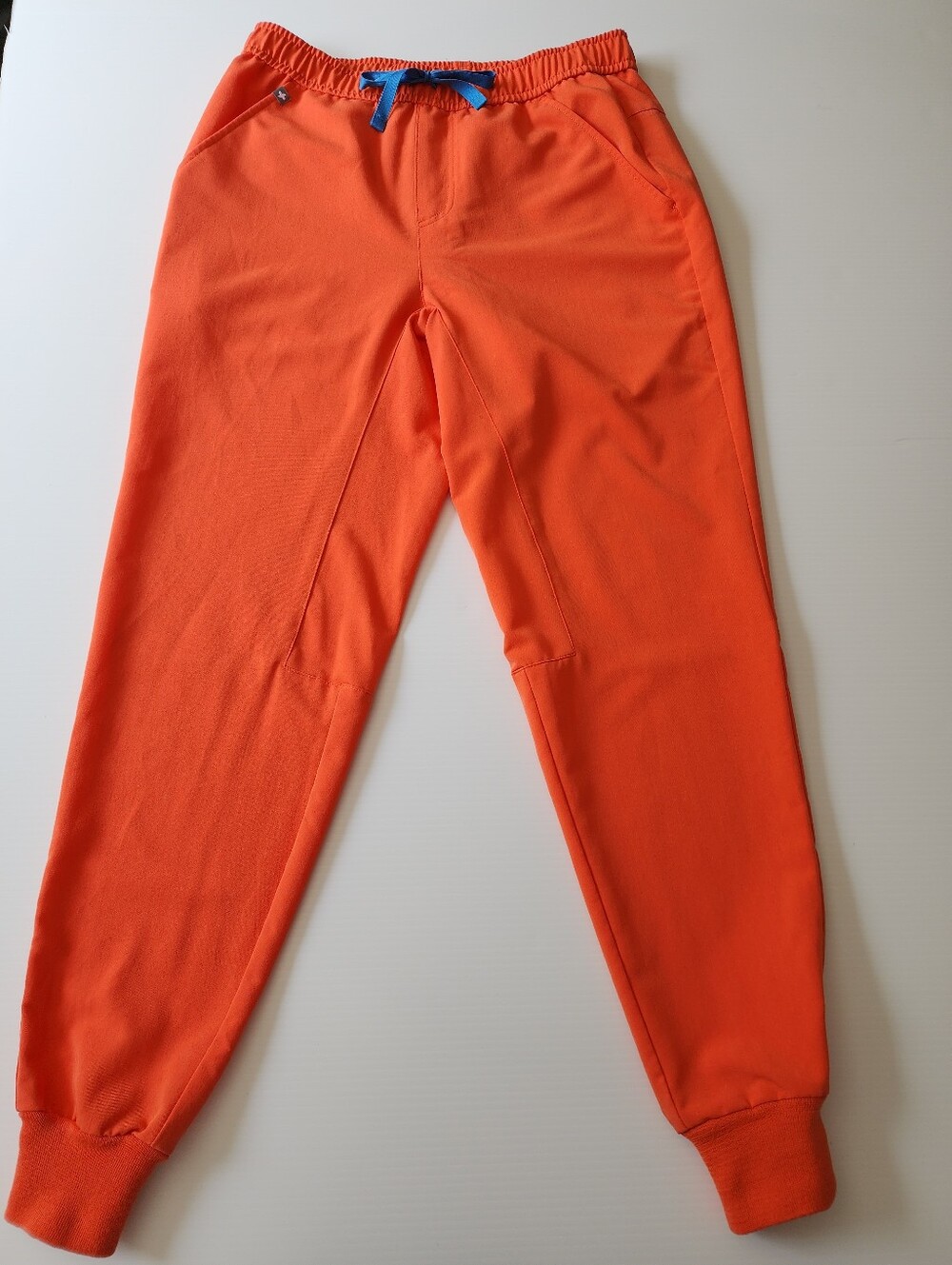 FIGS Sunset Orange Tansen Jogger Scrub Pant - Men's Medium Regular
